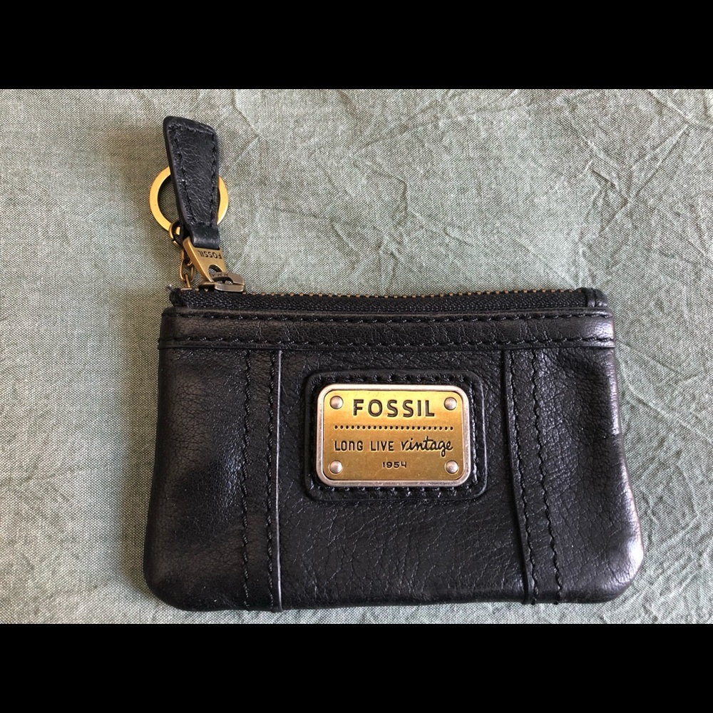Fossil black wallet